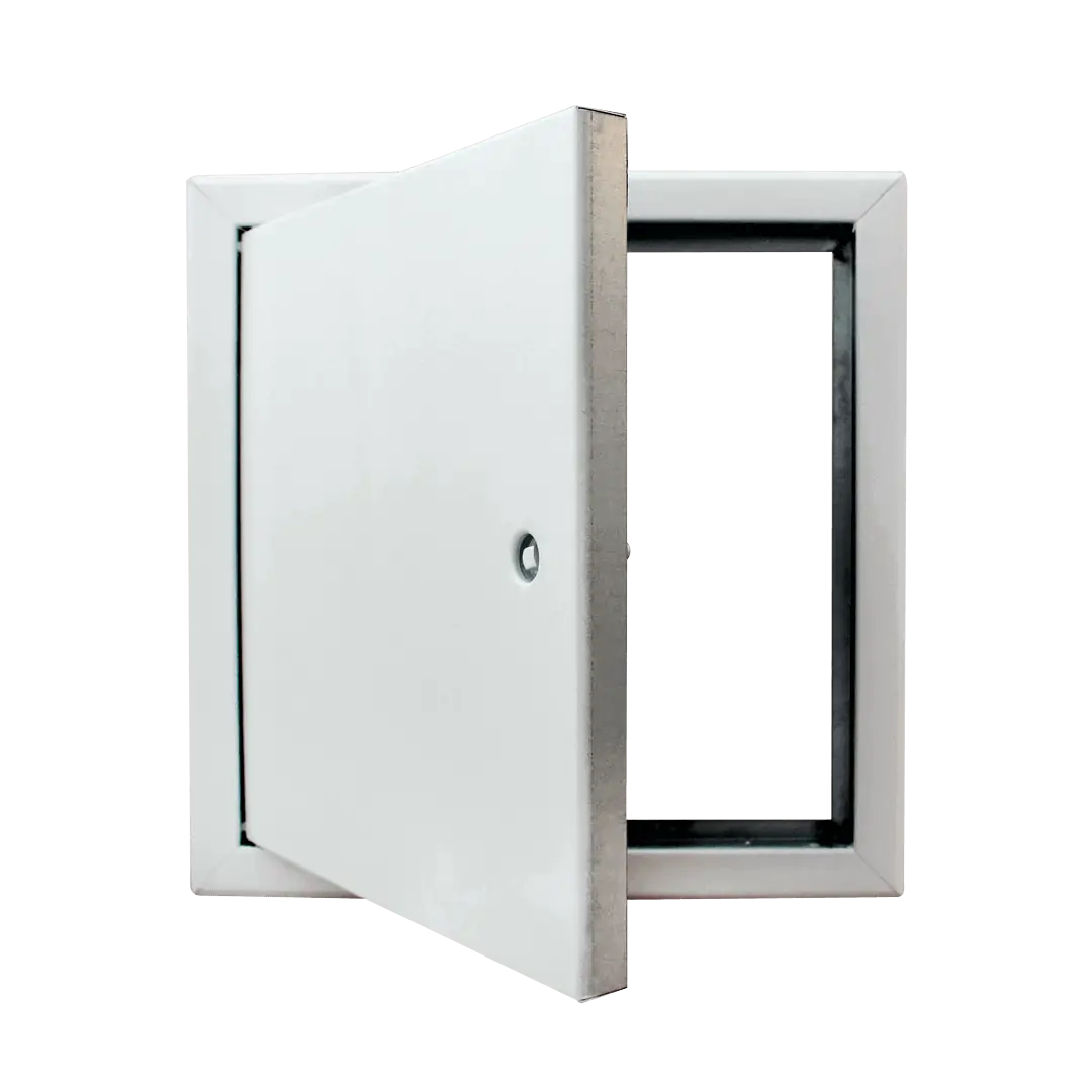 22-831_Softline-Iso-offen-2.webp Stalen inspectieluik Tempo Softline luchtdicht met akoestische isolatie, vierkantsleutel, 200×200 tot 600×600 mm