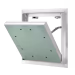Inspectieluik Alu Quattro van aluminium, luchtdicht, slagregendicht en rookdicht, 200×200 tot 600×600 mm