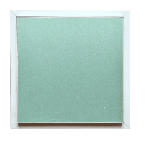 Inspectieluik Tempo Eco Green van gipsplaat 12,5 mm voor verlaagd plafond, afneembaar, 300×300 tot 600×600 mm