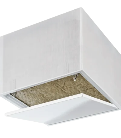 Tempo Primus luchtdicht inspectieluik 550x550mm met aluminium frame, isolatie & veersluiting, 500×500 tot 500×500 mm