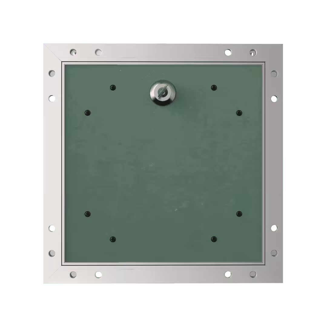 trape-de-visite-plaque-de-platre-alustar-cle-cylindrique-2.png Inspectieluik Tempo Eco Star voor gipsplaat BA 13, cilinderslot, 150×300 tot 1400×1400 mm