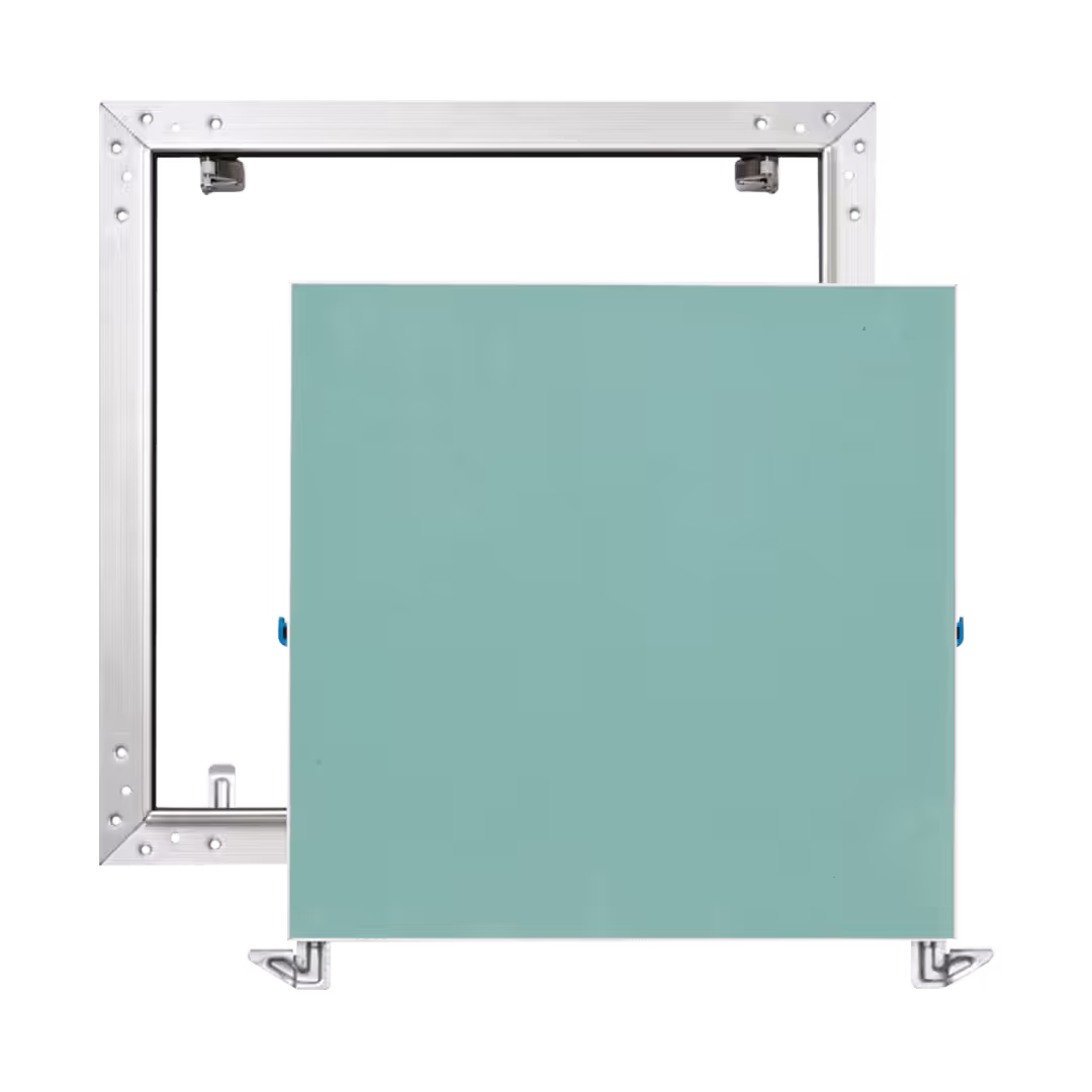 trappe-de-visite-etanche-a-lair-et-a-la-poussiere-eco-star-airproof-pousser.png Inspectieluik AluPlana Iso luchtdicht en stofdicht met akoestische isolatie en isolatiemateriaal, 200×200 tot 600×600 mm