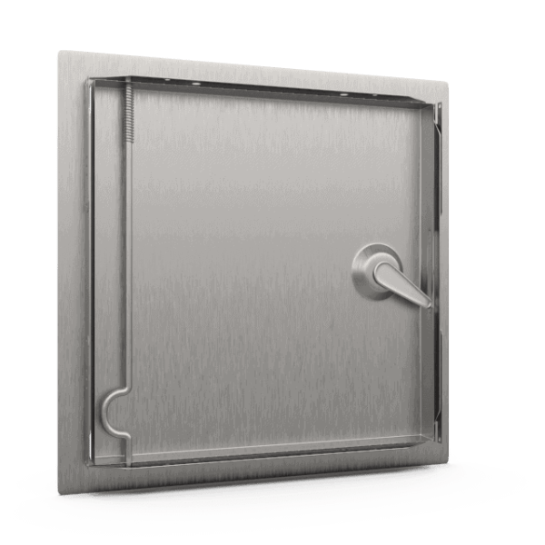 Tempo Softline Stalen Inspectieluik Wit met Vierkantslot - Afbeelding 4