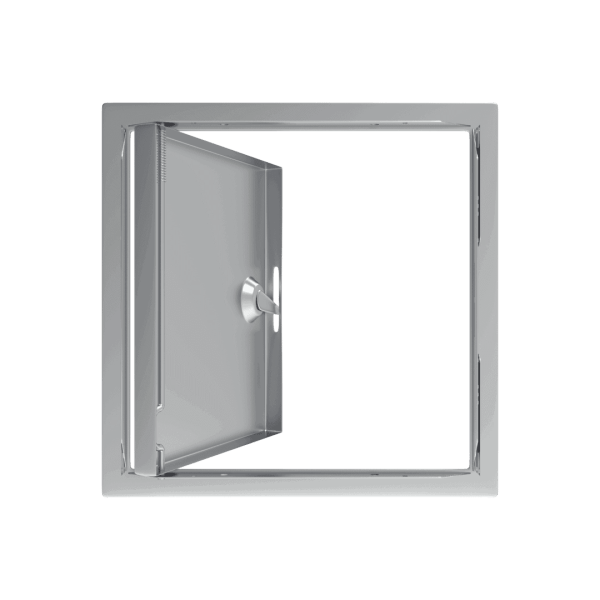 Tempo Softline Stalen Inspectieluik Wit met Cilinderslot - Afbeelding 5