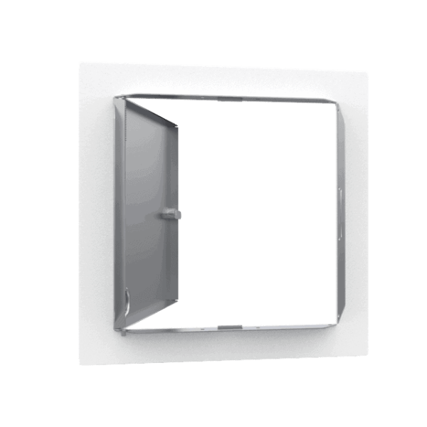 Tempo Softline Stalen Inspectieluik Wit met Cilinderslot - Afbeelding 4